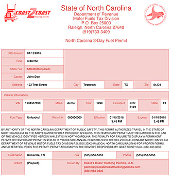 trip and fuel permits online